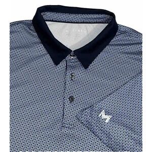 Mens Maelreg Wicking Golf‎ Shirt Performance Polo UPF 30+ Golfing XXL ⛳️